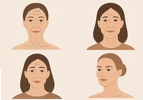 Как определить тип старения лица?